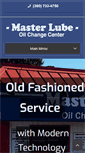 Mobile Screenshot of masterlubeoilchangecenter.com